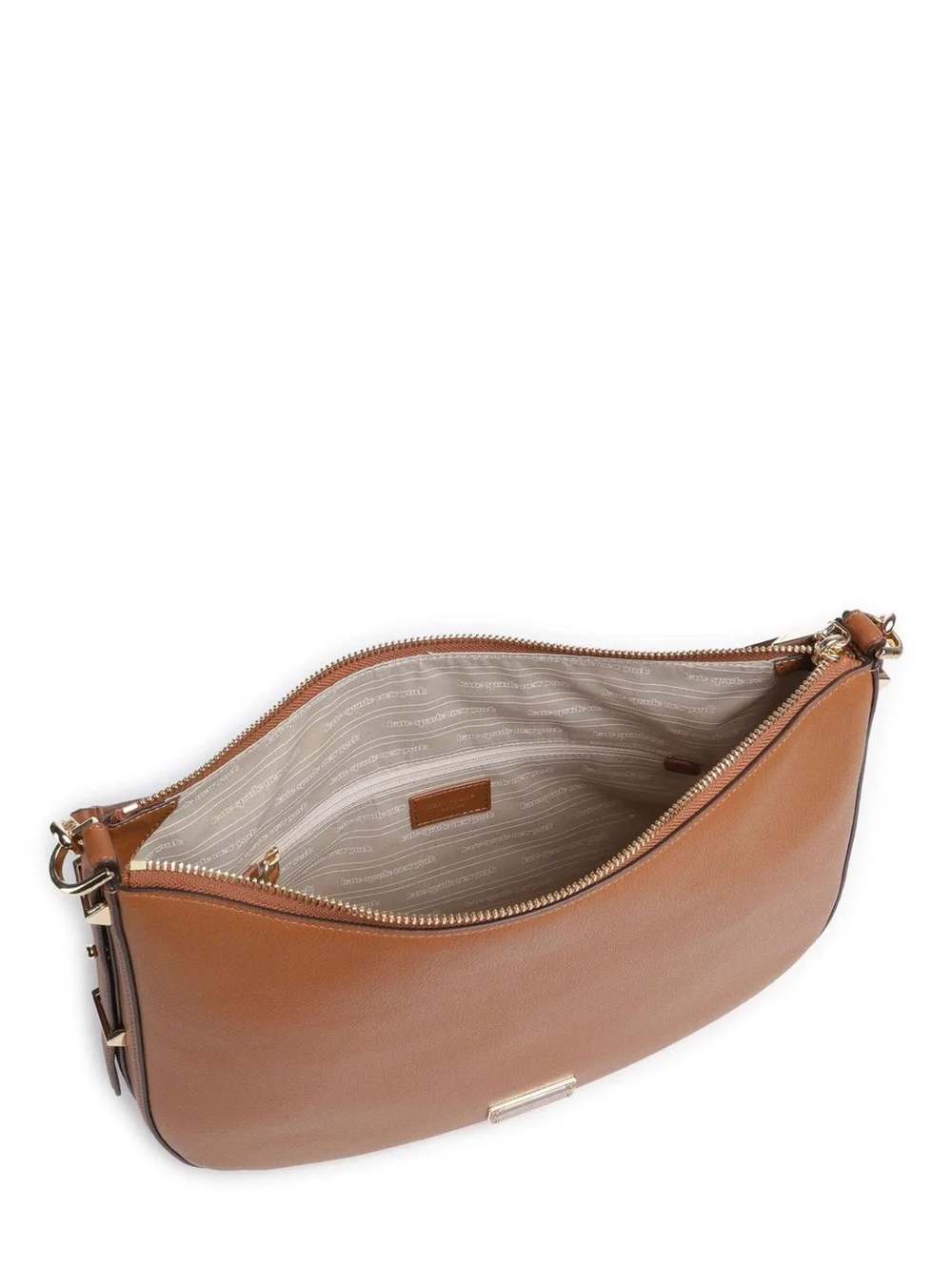 Kate Spade Liv Large Hobo Bag Pebbled Leather Cavern Clay Crossbody KL677 NWT